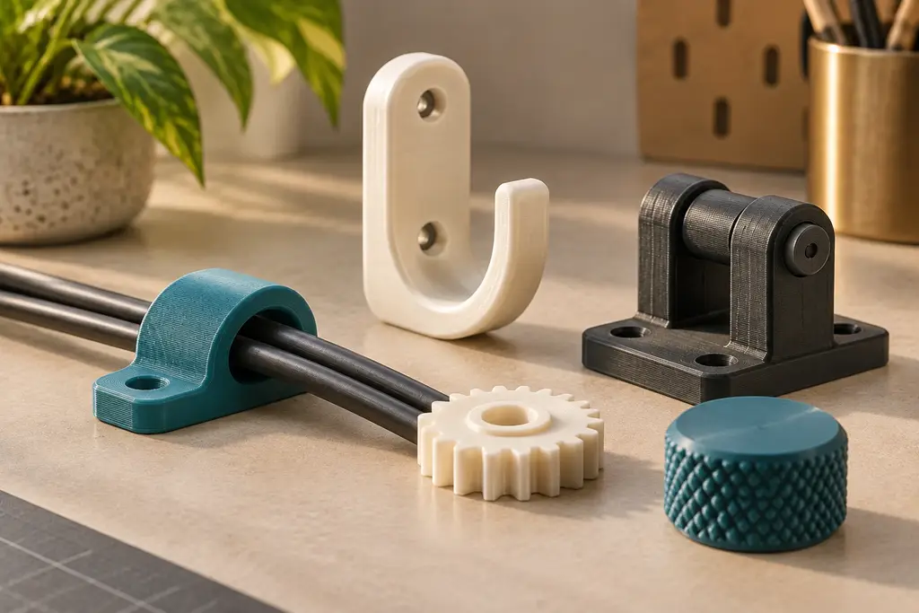 Concept render: Custom plastic parts, view 2 of the same piece