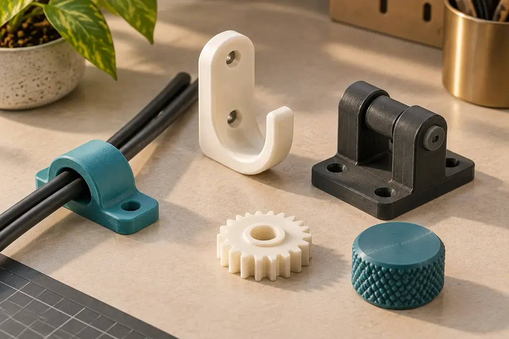 Concept render: Custom plastic parts, view 3 of the same piece