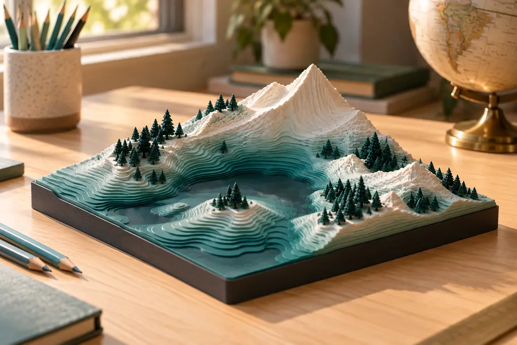 Concept render: Classroom models, view 2 of the same piece