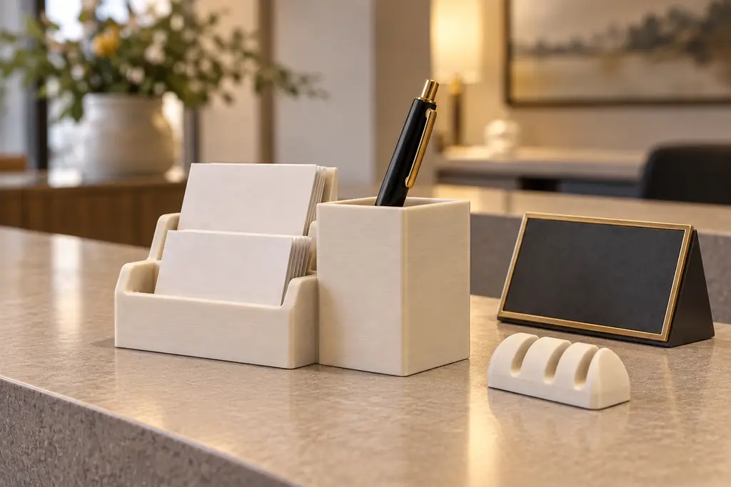 Concept render: Workspace organizers, view 2 of the same piece