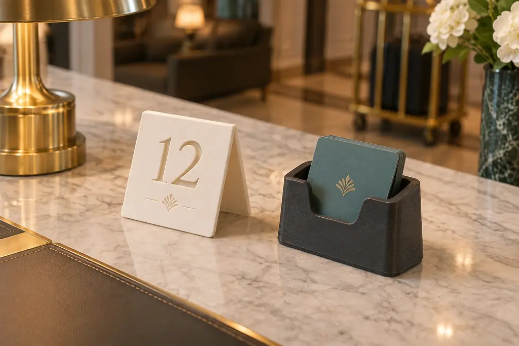 Concept render: Hotel & reception displays, view 3 of the same piece