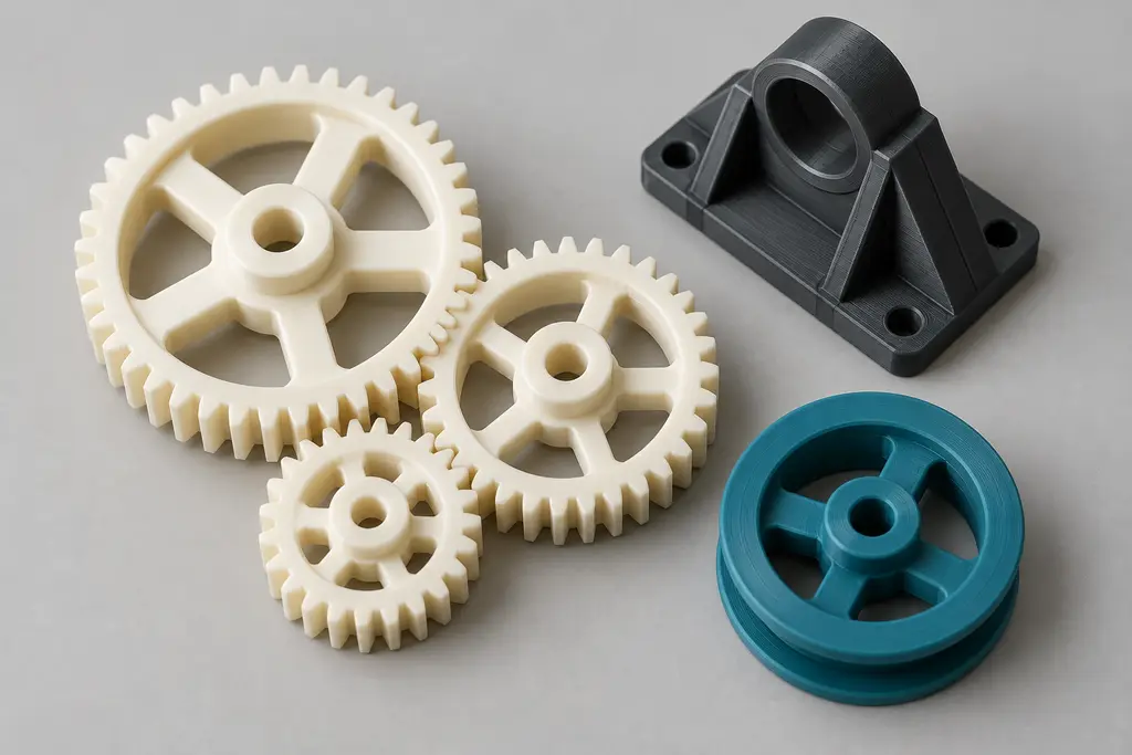 Concept render: Custom plastic parts, view 3 of the same piece