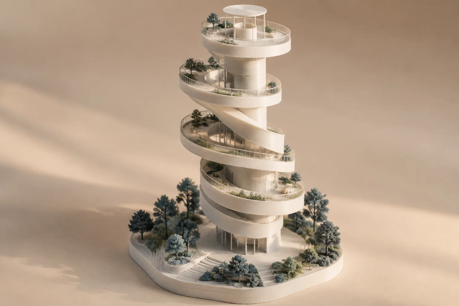 Concept render: Architectural models
