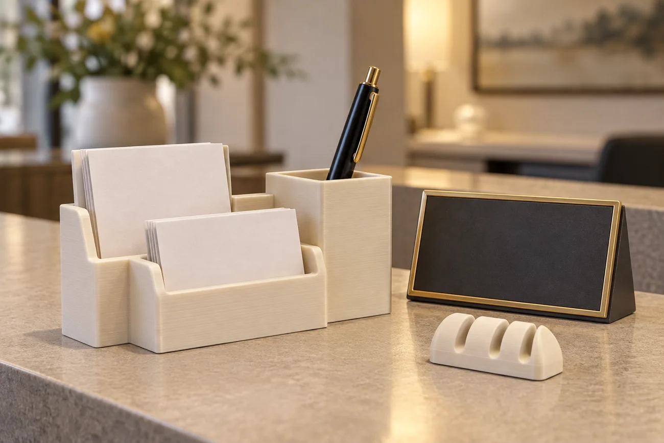 Concept render: Workspace organizers