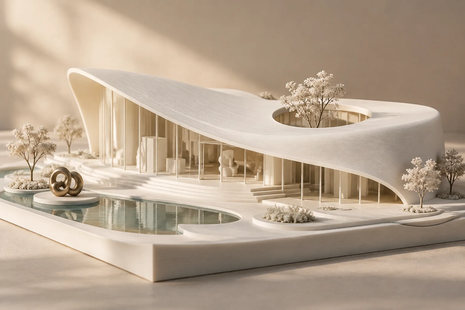 Concept render: Architectural models